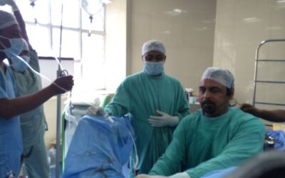 Demonstraing Greenlight XPS Laser Prostatectomy at Urology Society Annual Meeting at Ranchi, India,February 4, 2015